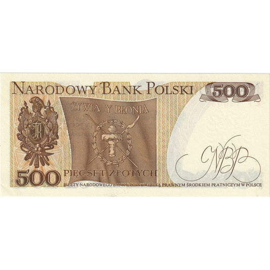 Poľsko, 
  
  500 zlotých, 
  
  1982-06-01