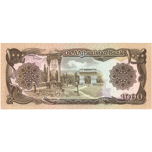 Afganistan, 
  
  1000 Afgancov, 
  
  UNC(65-70)