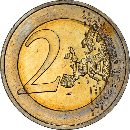 malta, 
  
  2 eurá, 
  
  maltézsky kríž