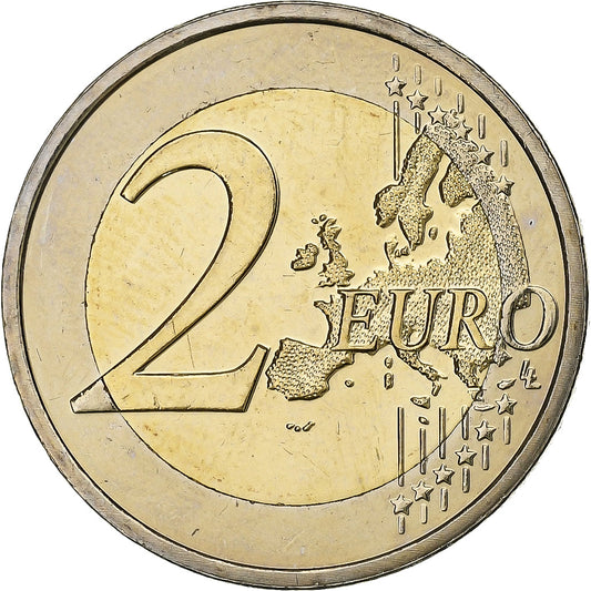 malta, 
  
  2 eurá, 
  
  Európska menová únia