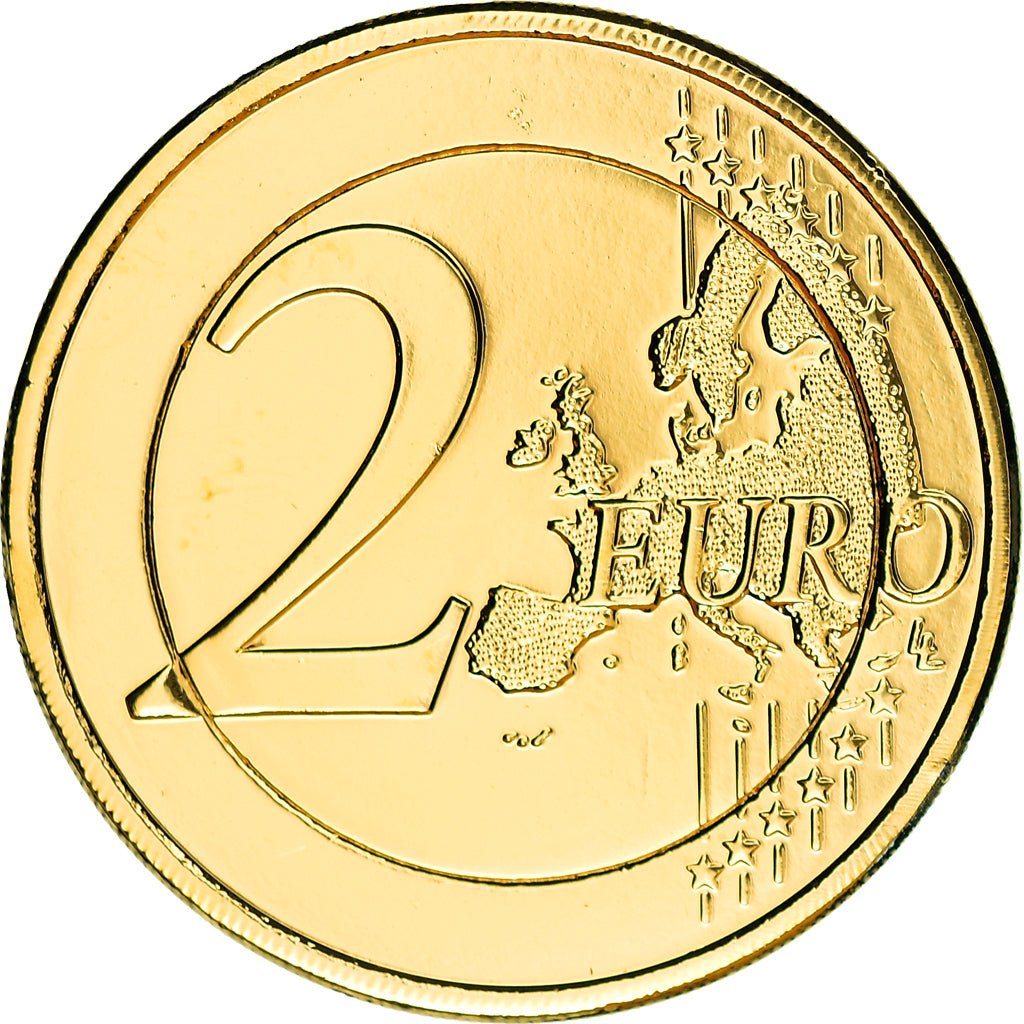 Luxembursko, 
  
  2 eurá, 
  
  Ons Heemecht