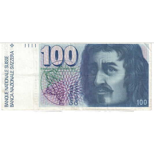 bankovka, 
  
  Švajčiarsko, 
  
  100 Franken
