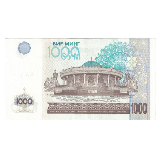 bankovka, 
  
  Uzbekistan, 
  
  Suma 1000