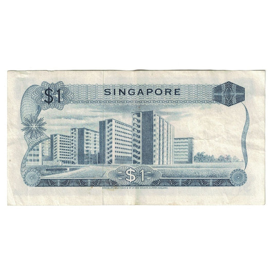 bankovka, 
  
  Singapur, 
  
  1 dolár