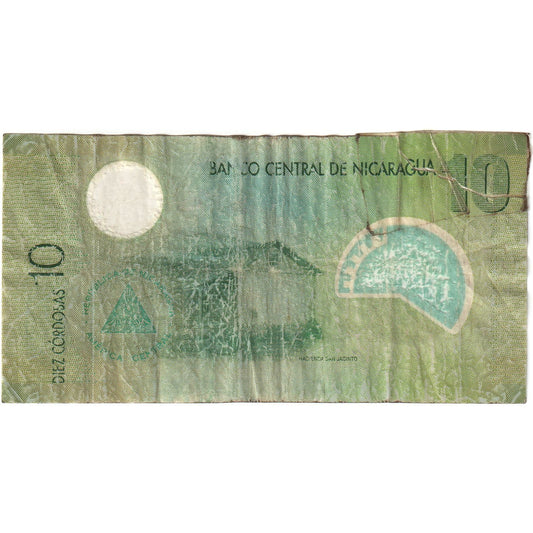bankovka, 
  
  Nikaragua, 
  
  10 Cordobas