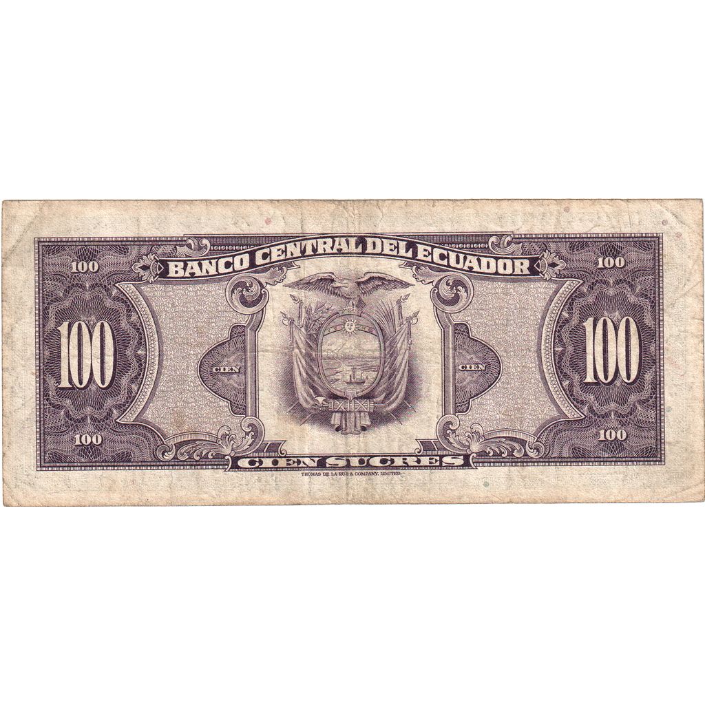 Ekvádor, 
  
  100 Sucres, 
  
  17. 7. 1974