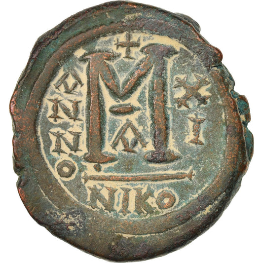 minca, 
  
  Justin II, 
  
  Follis