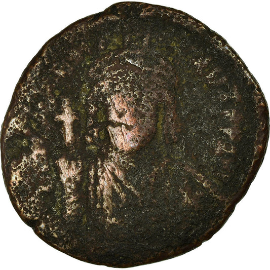 minca, 
  
  Konštantín Tiberius II., 
  
  Polovičný Follis