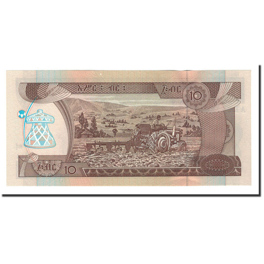 bankovka, 
  
  Etiópia, 
  
  10 Birr