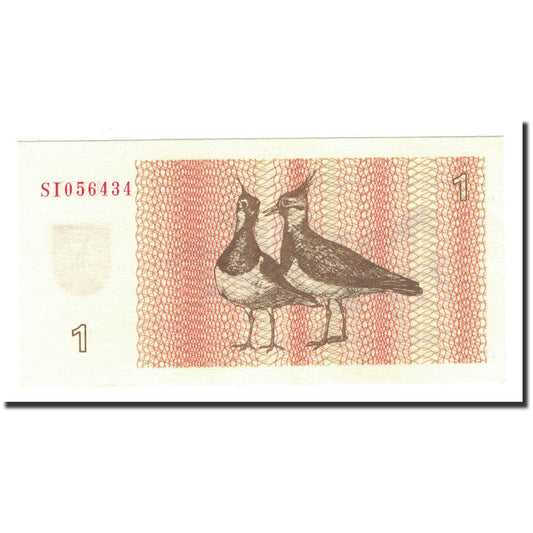 bankovka, 
  
  Litva, 
  
  1 (talonas)