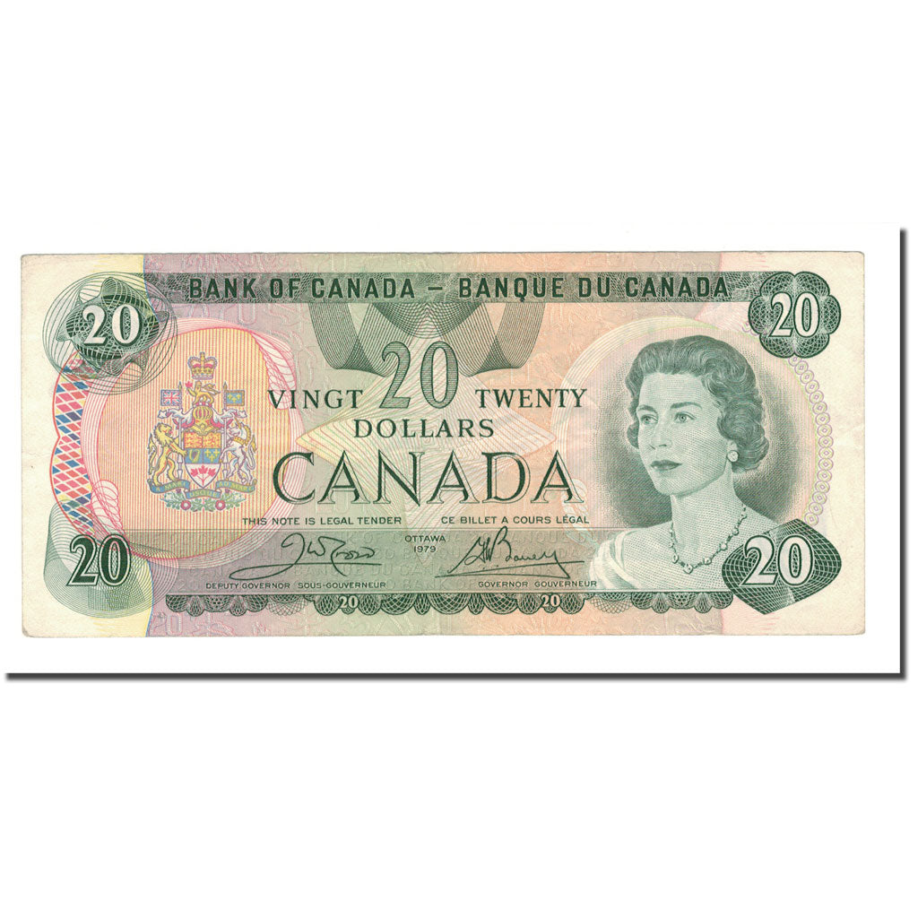 bankovka, 
  
  Kanada, 
  
  20 dolárov