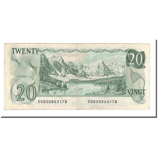 bankovka, 
  
  Kanada, 
  
  20 dolárov