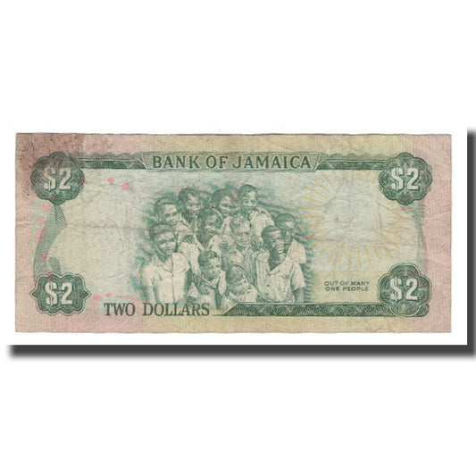 bankovka, 
  
  jamajka, 
  
  2 doláre