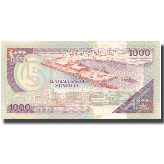 bankovka, 
  
  Somálsko, 
  
  1000 šilinov = 1000 šilingov