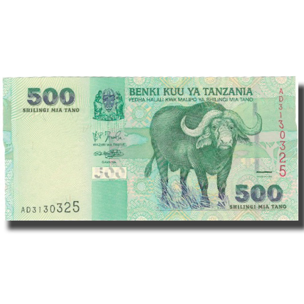 bankovka, 
  
  Tanzánia, 
  
  500 šilingov