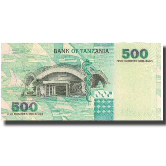 bankovka, 
  
  Tanzánia, 
  
  500 šilingov