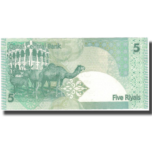 bankovka, 
  
  Katar, 
  
  5 rialov