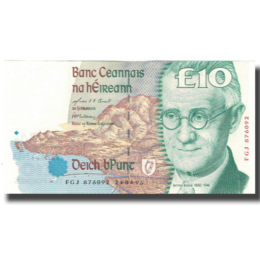 bankovka, 
  
  Írsko – republika, 
  
  10 libier