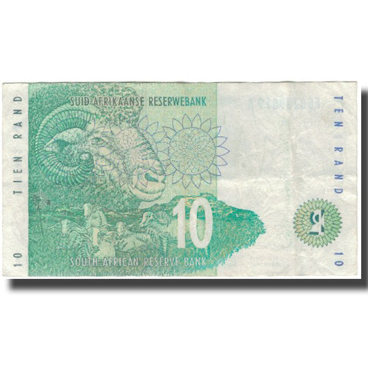 bankovka, 
  
  Južná Afrika, 
  
  10 Rand