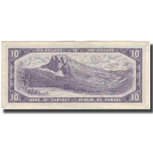 bankovka, 
  
  Kanada, 
  
  10 dolárov