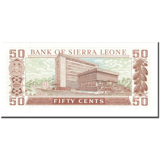 bankovka, 
  
  Sierra Leone, 
  
  50 centov