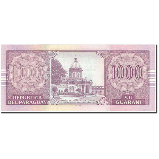 bankovka, 
  
  Paraguaj, 
  
  1000 záruk