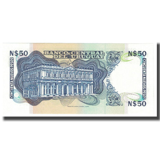 bankovka, 
  
  Uruguaj, 
  
  50 nových pesos