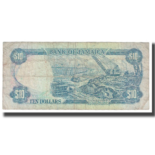 bankovka, 
  
  jamajka, 
  
  10 dolárov