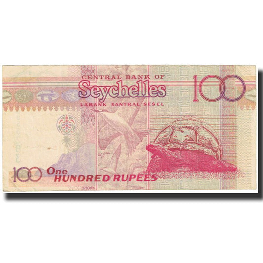 bankovka, 
  
  Seychely, 
  
  100 rupií