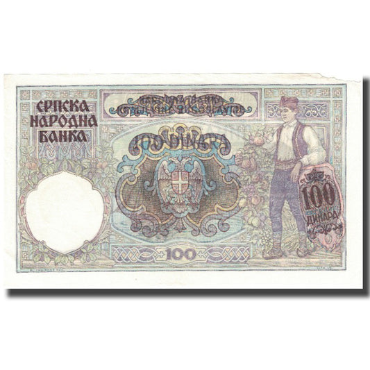 bankovka, 
  
  Srbsko, 
  
  100 dinárov