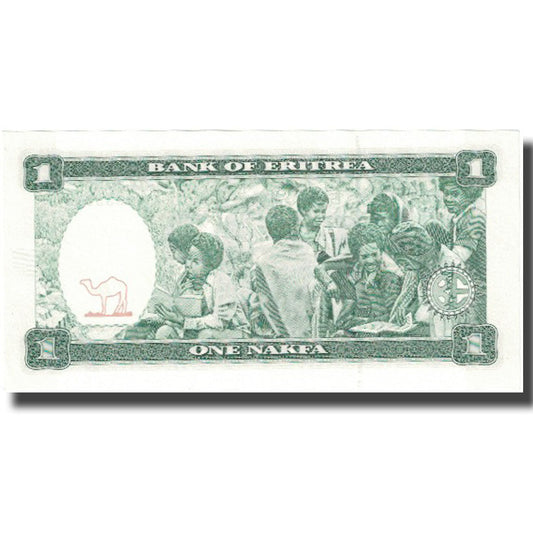 bankovka, 
  
  Eritrea, 
  
  1 Nakfa