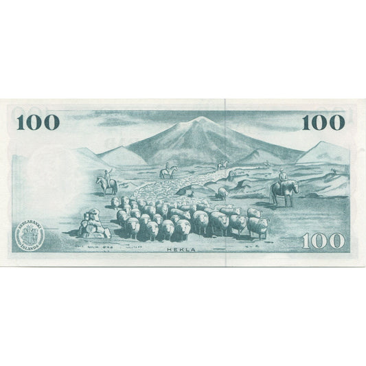 bankovka, 
  
  Island, 
  
  100 korún