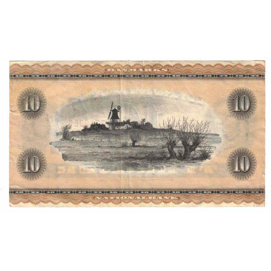 bankovka, 
  
  Dánsko, 
  
  10 korún