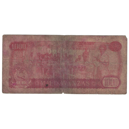 bankovka, 
  
  Angola, 
  
  1000 kwanz