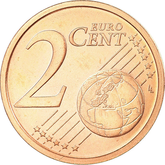Vatikán, 
  
  2 euro centy, 
  
  2004