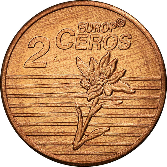 Švajčiarsko, 
  
  2 euro centy, 
  
  2003