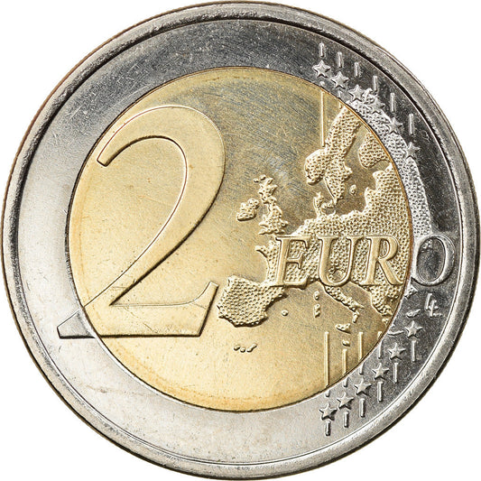 Fínsko, 
  
  2 eurá, 
  
  150 rokov