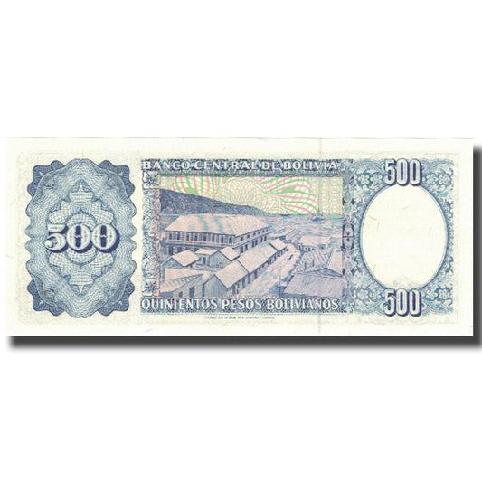 bankovka, 
  
  Bolívia, 
  
  500 bolívianskych pesos