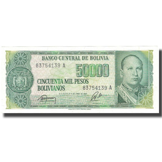 bankovka, 
  
  Bolívia, 
  
  50