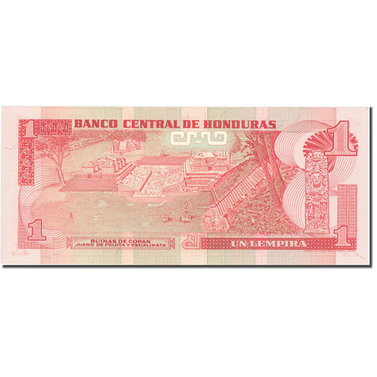 bankovka, 
  
  Honduras, 
  
  1 Lempira