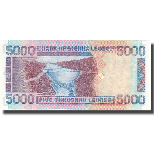 bankovka, 
  
  Sierra Leone, 
  
  5000 Leonov
