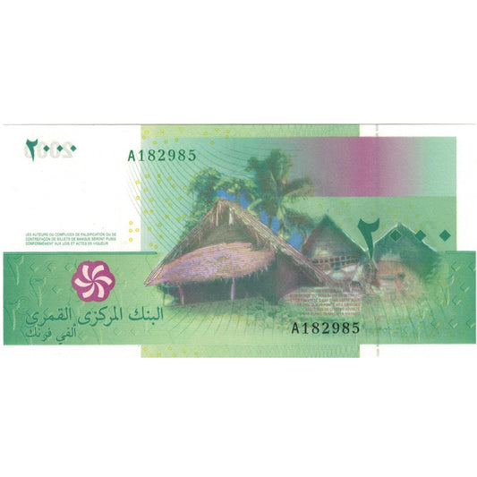 bankovka, 
  
  Komory, 
  
  2000 frankov