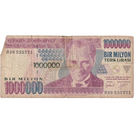 bankovka, 
  
  Turecko, 
  
  1