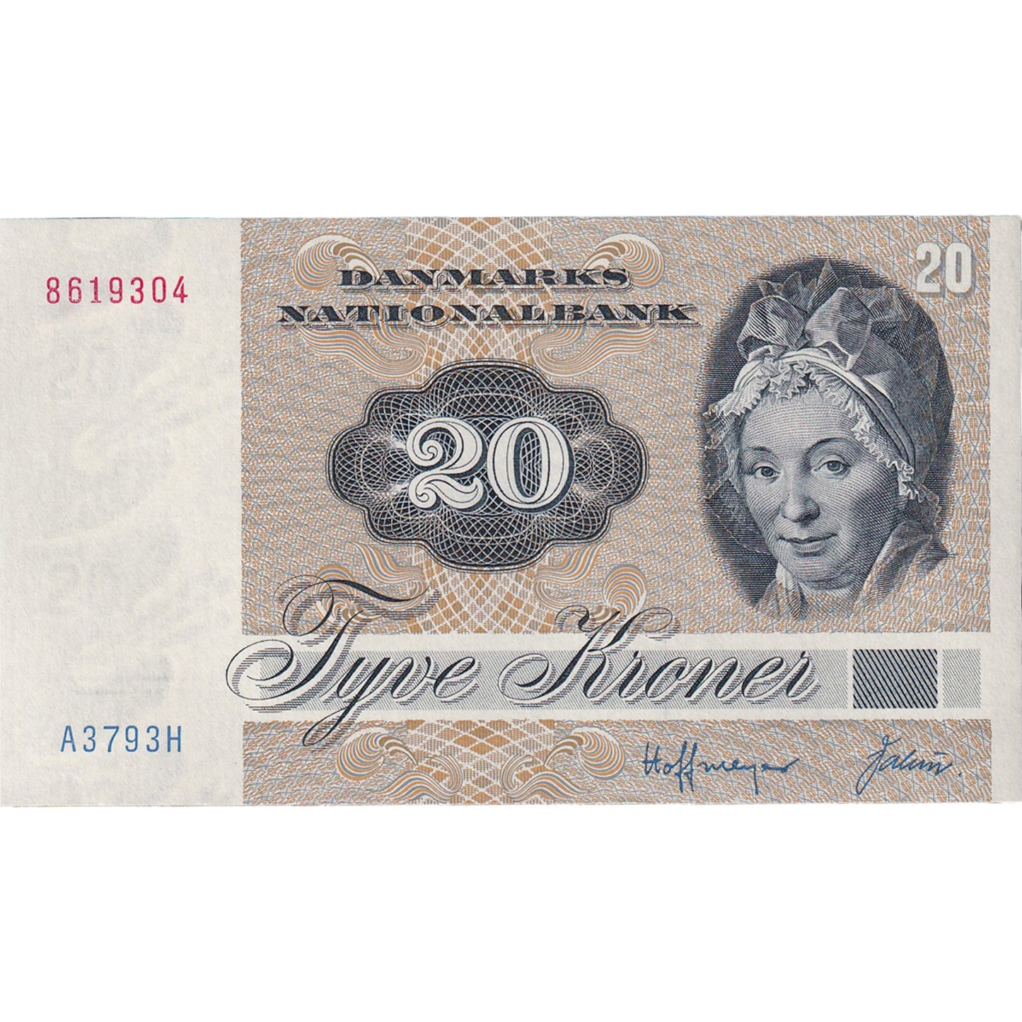 bankovka, 
  
  Dánsko, 
  
  20 korún