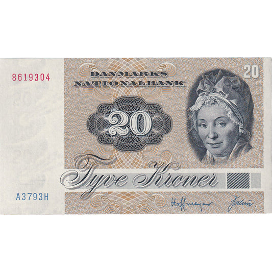 bankovka, 
  
  Dánsko, 
  
  20 korún