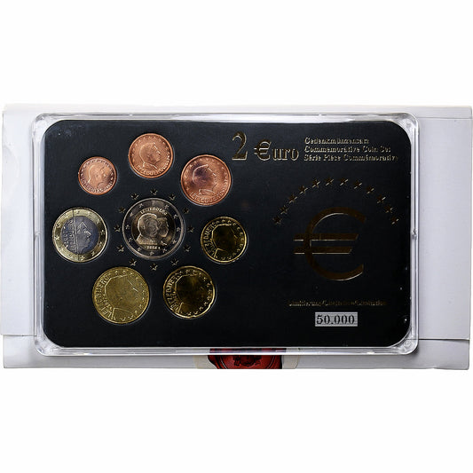 Luxembursko, 
  
  Set 1 ct. - 2 eurá, 
  
  2002 až 2007