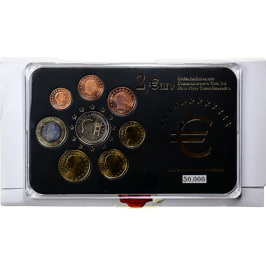 Luxembursko, 
  
  Set 1 ct. - 2 eurá, 
  
  2004-2006