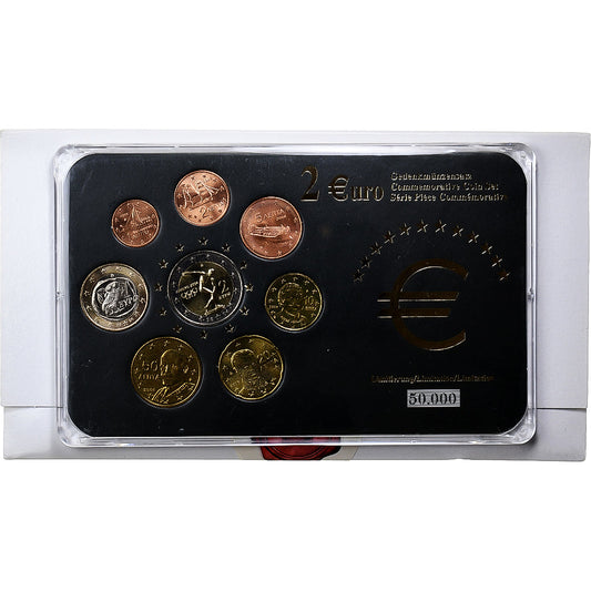 Grécko, 
  
  Set 1 ct. - 2 eurá, 
  
  2002-2006